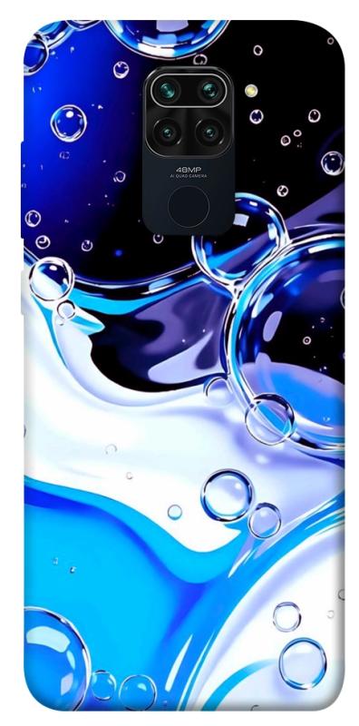 Чехол itsPrint Blue Bubbles для Xiaomi Redmi Note 9 / Redmi 10X, паттерн, купить оптом с доставкой