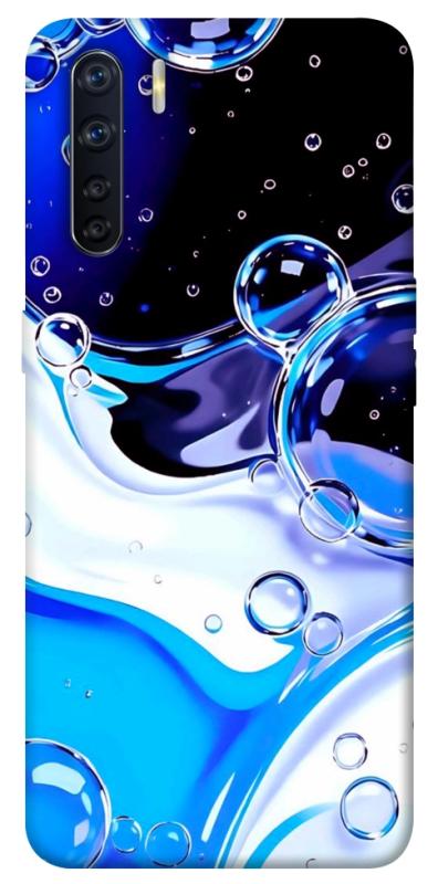 Чехол itsPrint Blue Bubbles для Oppo A91, паттерн, купить оптом с доставкой