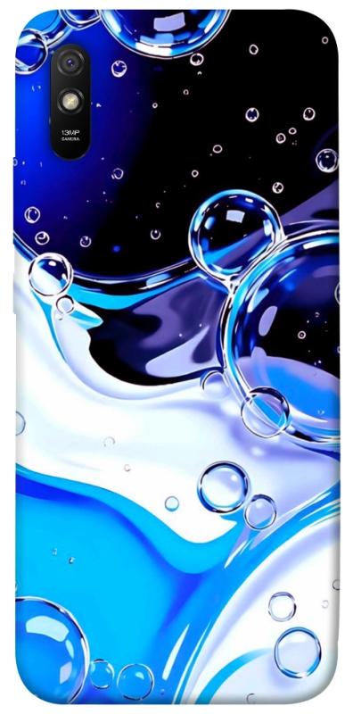 Чехол itsPrint Blue Bubbles для Xiaomi Redmi 9A, паттерн, купить оптом с доставкой