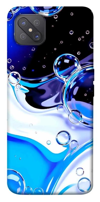 Чехол itsPrint Blue Bubbles для Oppo A92s, паттерн, купить оптом с доставкой