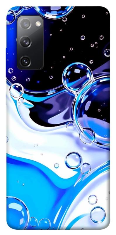 Чехол itsPrint Blue Bubbles для Samsung Galaxy S20 FE, паттерн, купить оптом с доставкой