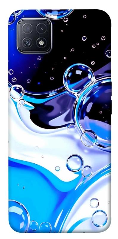 Чехол itsPrint Blue Bubbles для Oppo A73, паттерн, купить оптом с доставкой