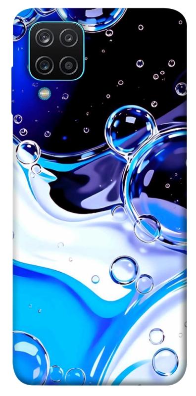 Чехол itsPrint Blue Bubbles для Samsung Galaxy A12, паттерн, купить оптом с доставкой