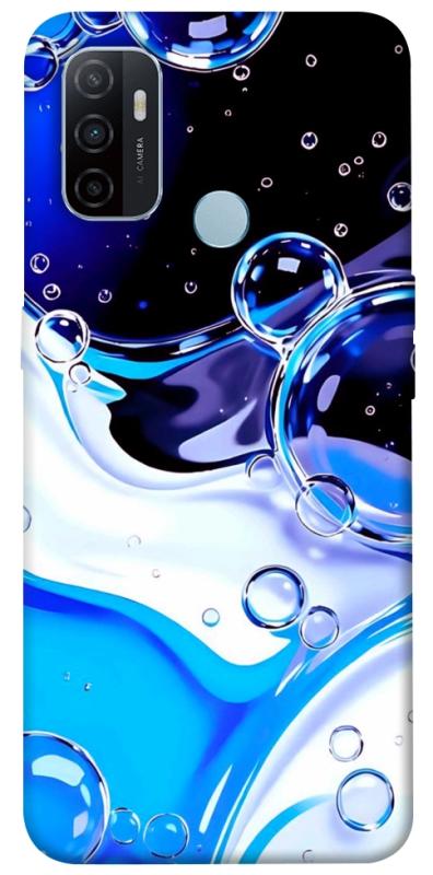 Чехол itsPrint Blue Bubbles для Oppo A53 / A32 / A33, паттерн, купить оптом с доставкой