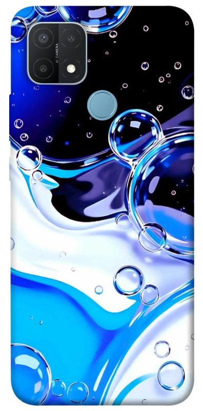 Чехол itsPrint Blue Bubbles для Oppo A15s / A15, паттерн, купить оптом с доставкой