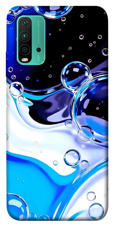 Чехол itsPrint Blue Bubbles для Xiaomi Redmi Note 9 4G / Redmi 9 Power / Redmi 9T, паттерн, купить оптом с доставкой
