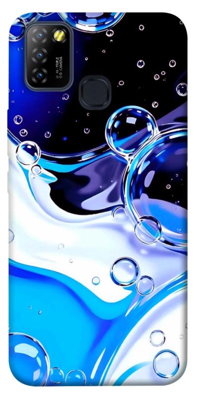 Чехол itsPrint Blue Bubbles для Infinix Hot 10 Lite, паттерн, купить оптом с доставкой
