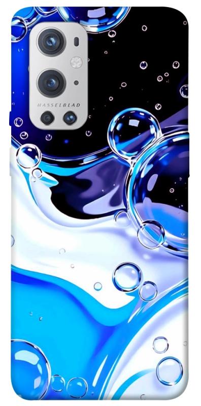 Чохол itsPrint Blue Bubbles для OnePlus 9 Pro, паттерн, купити оптом з доставкою