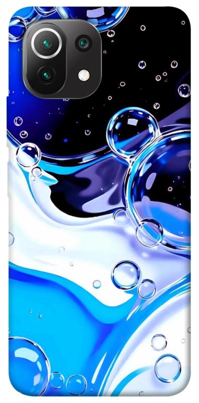 Чехол itsPrint Blue Bubbles для Xiaomi Mi 11 Lite, паттерн, купить оптом с доставкой