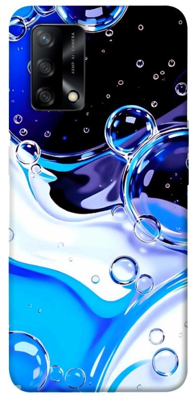 Чехол itsPrint Blue Bubbles для Oppo A74 4G, паттерн, купить оптом с доставкой