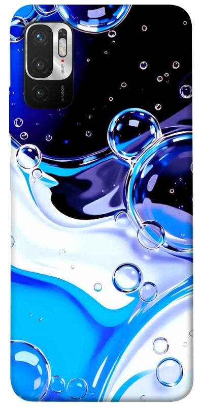 Чехол itsPrint Blue Bubbles для Xiaomi Redmi Note 10 5G, паттерн, купить оптом с доставкой