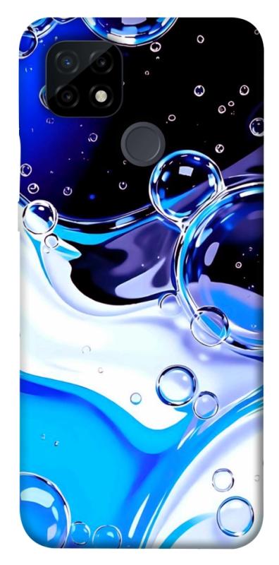 Чехол itsPrint Blue Bubbles для Realme C21, паттерн, купить оптом с доставкой