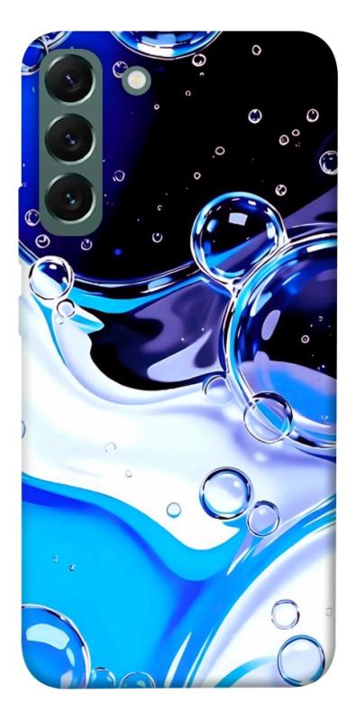 Чехол itsPrint Blue Bubbles для Samsung Galaxy S22+, паттерн, купить оптом с доставкой