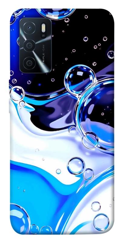 Чехол itsPrint Blue Bubbles для Oppo A16s / A16, паттерн, купить оптом с доставкой