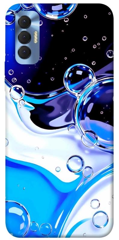 Чехол itsPrint Blue Bubbles для TECNO Spark 8P, паттерн, купить оптом с доставкой