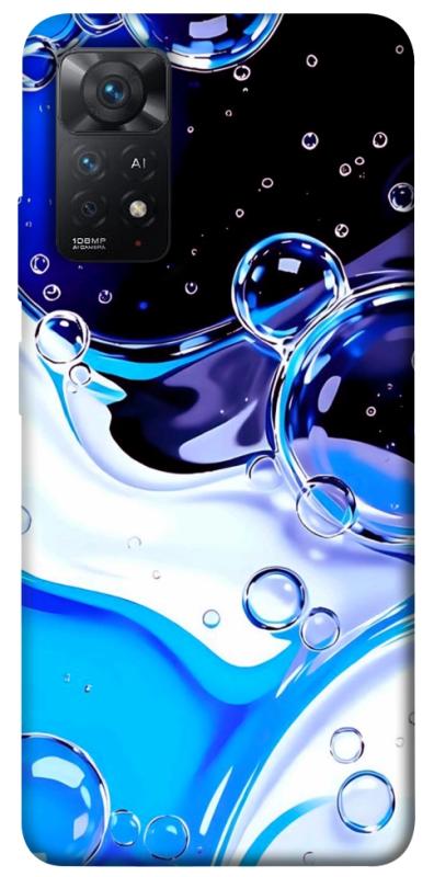Чехол itsPrint Blue Bubbles для Xiaomi Redmi Note 11 Pro 4G/5G, паттерн, купить оптом с доставкой