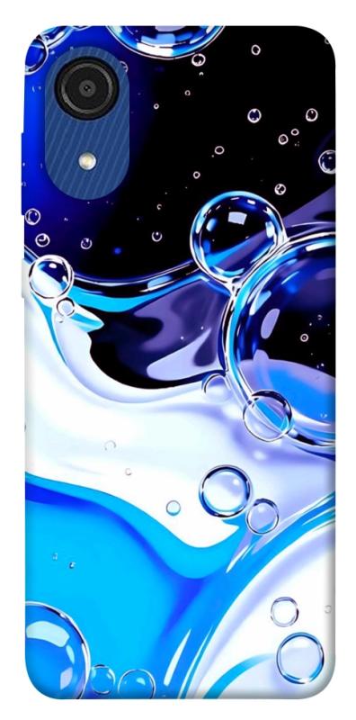 Чехол itsPrint Blue Bubbles для Samsung Galaxy A03 Core, паттерн, купить оптом с доставкой