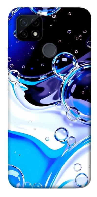 Чехол itsPrint Blue Bubbles для Realme C12, паттерн, купить оптом с доставкой