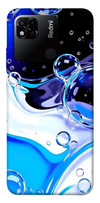 Чехол itsPrint Blue Bubbles для Xiaomi Redmi 10A, паттерн, купить оптом с доставкой