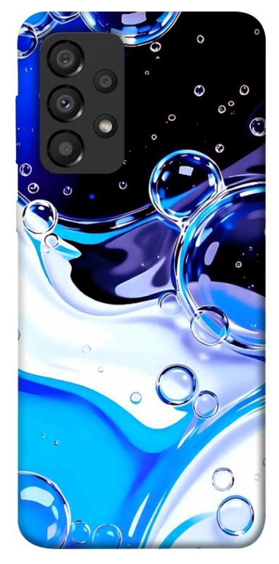 Чехол itsPrint Blue Bubbles для Samsung Galaxy A33 5G, паттерн, купить оптом с доставкой