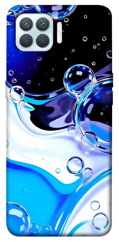 Чехол itsPrint Blue Bubbles для Oppo F17 Pro, паттерн, купить оптом с доставкой