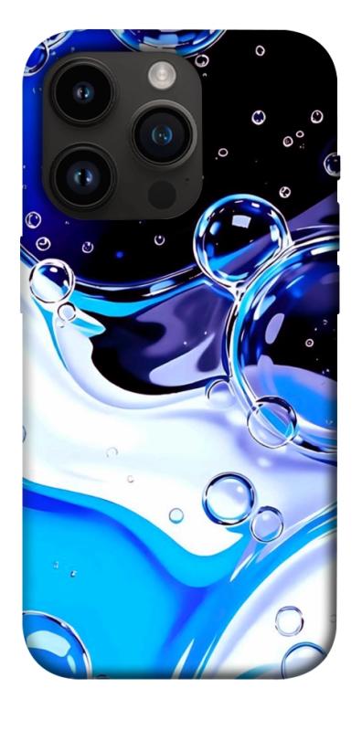 Чехол itsPrint Blue Bubbles для Apple iPhone 14 Pro (6.1"), паттерн, купить оптом с доставкой