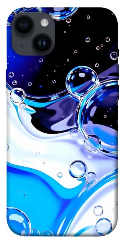 Чохол itsPrint Blue Bubbles для Apple iPhone 14 Plus (6.7"), паттерн, купити оптом з доставкою