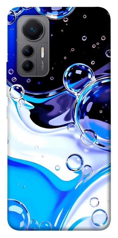 Чехол itsPrint Blue Bubbles для Xiaomi 12 Lite, паттерн, купить оптом с доставкой