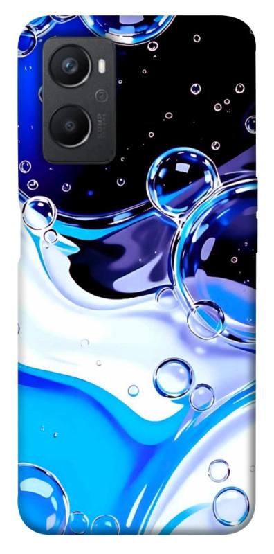 Чохол itsPrint Blue Bubbles для Oppo A96, паттерн, купити оптом з доставкою