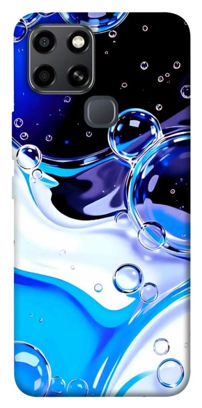 Чехол itsPrint Blue Bubbles для Infinix Smart 6, паттерн, купить оптом с доставкой
