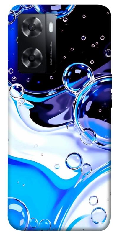 Чехол itsPrint Blue Bubbles для Oppo A57s, паттерн, купить оптом с доставкой