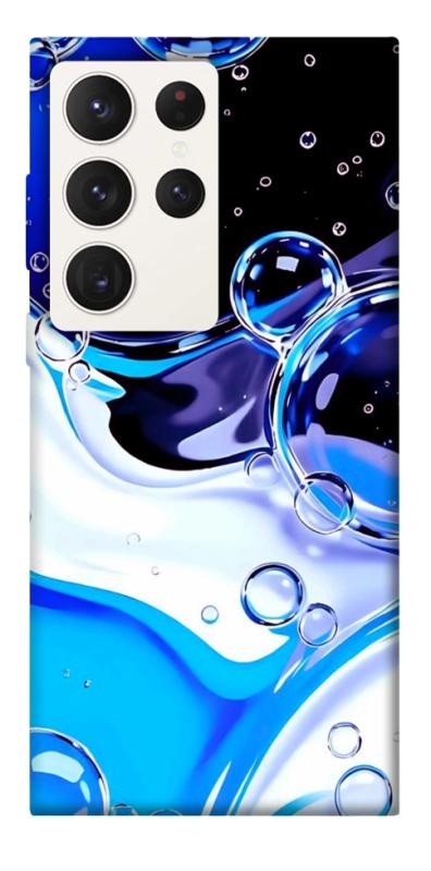 Чехол itsPrint Blue Bubbles для Samsung Galaxy S23 Ultra, паттерн, купить оптом с доставкой