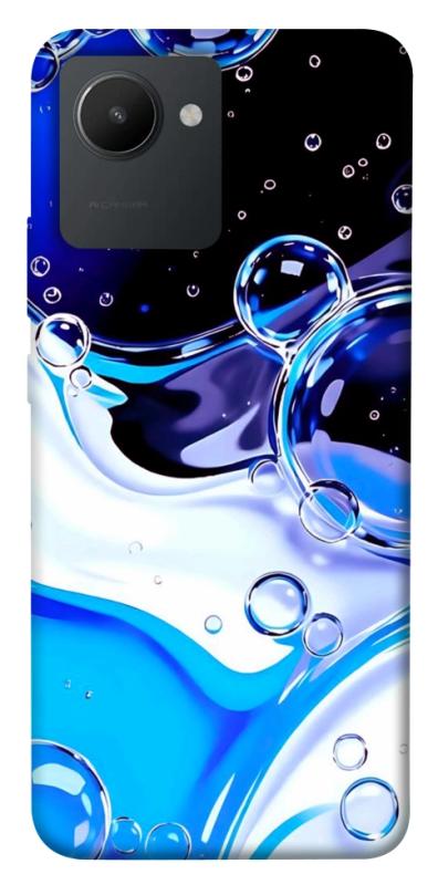 Чехол itsPrint Blue Bubbles для Realme C30, паттерн, купить оптом с доставкой