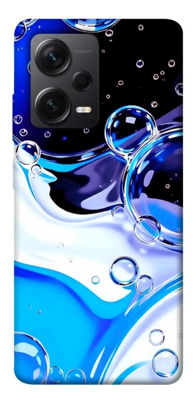 Чехол itsPrint Blue Bubbles для Xiaomi Redmi Note 12 Pro+ 5G, паттерн, купить оптом с доставкой