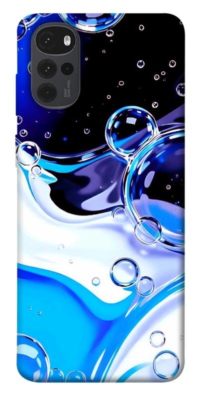 Чехол itsPrint Blue Bubbles для Motorola Moto G22, паттерн, купить оптом с доставкой