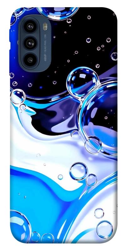 Чехол itsPrint Blue Bubbles для Motorola Moto G41, паттерн, купить оптом с доставкой