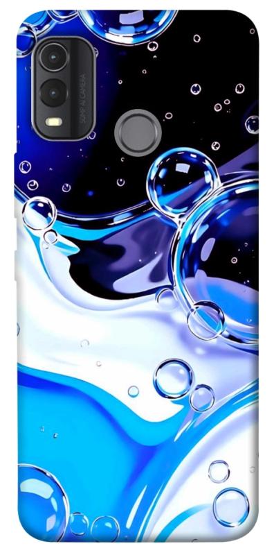 Чехол itsPrint Blue Bubbles для Nokia G11 Plus, паттерн, купить оптом с доставкой