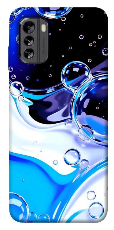 Чехол itsPrint Blue Bubbles для Nokia G60, паттерн, купить оптом с доставкой