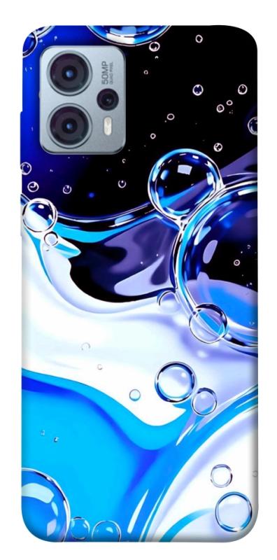 Чехол itsPrint Blue Bubbles для Motorola Moto G23, паттерн, купить оптом с доставкой