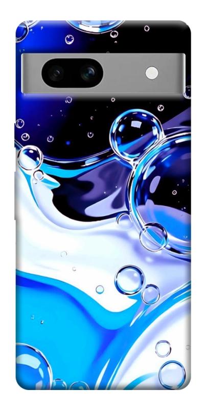Чехол itsPrint Blue Bubbles для Google Pixel 7a, паттерн, купить оптом с доставкой