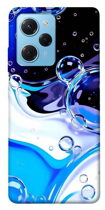 Чехол itsPrint Blue Bubbles для Xiaomi Poco X5 Pro 5G, паттерн, купить оптом с доставкой