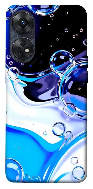 Чехол itsPrint Blue Bubbles для Oppo Reno 8 T 4G, паттерн, купить оптом с доставкой