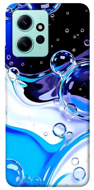 Чехол itsPrint Blue Bubbles для Xiaomi Redmi Note 12 4G, паттерн, купить оптом с доставкой