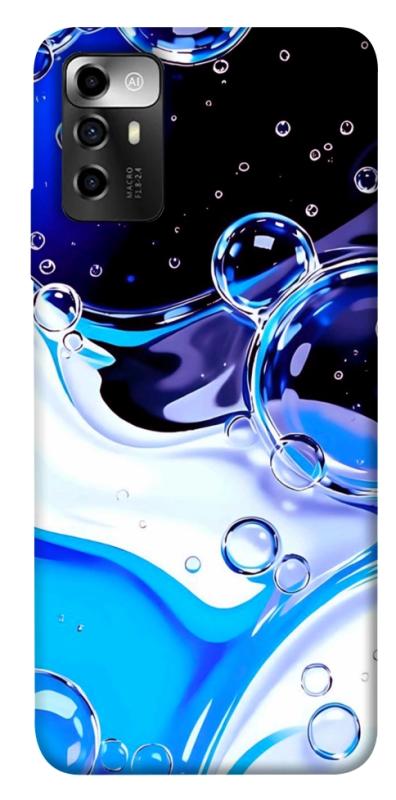 Чехол itsPrint Blue Bubbles для ZTE Blade A72, паттерн, купить оптом с доставкой