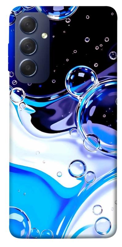 Чехол itsPrint Blue Bubbles для Samsung Galaxy M54 5G, паттерн, купить оптом с доставкой