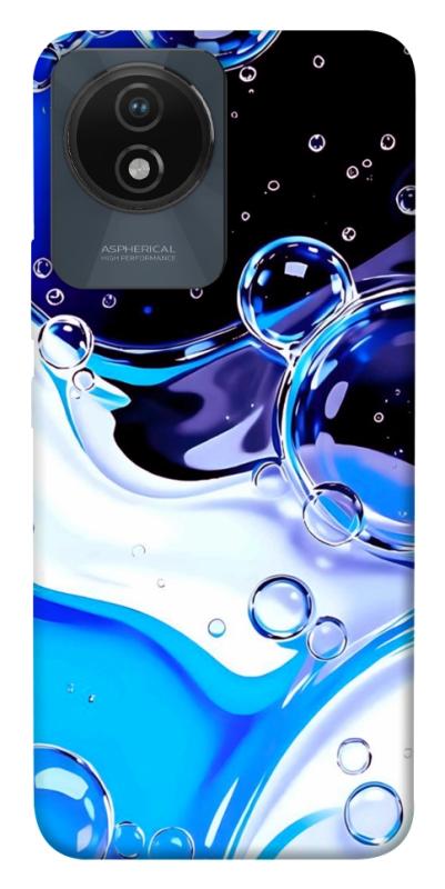 Чехол itsPrint Blue Bubbles для Vivo Y02, паттерн, купить оптом с доставкой