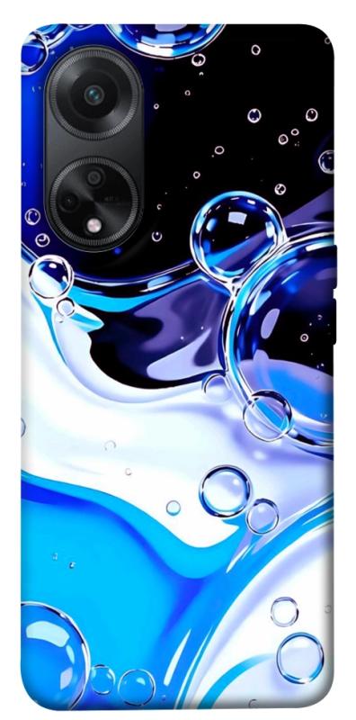 Чехол itsPrint Blue Bubbles для Oppo A58 4G, паттерн, купить оптом с доставкой