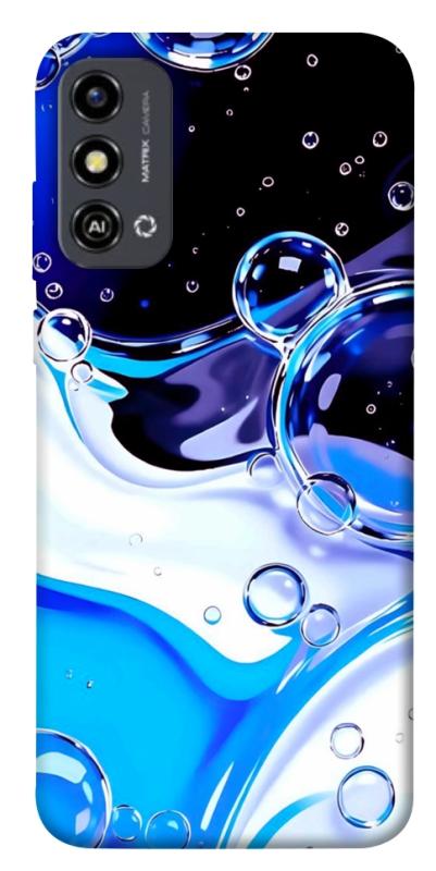 Чохол itsPrint Blue Bubbles для ZTE Blade A53, паттерн, купити оптом з доставкою