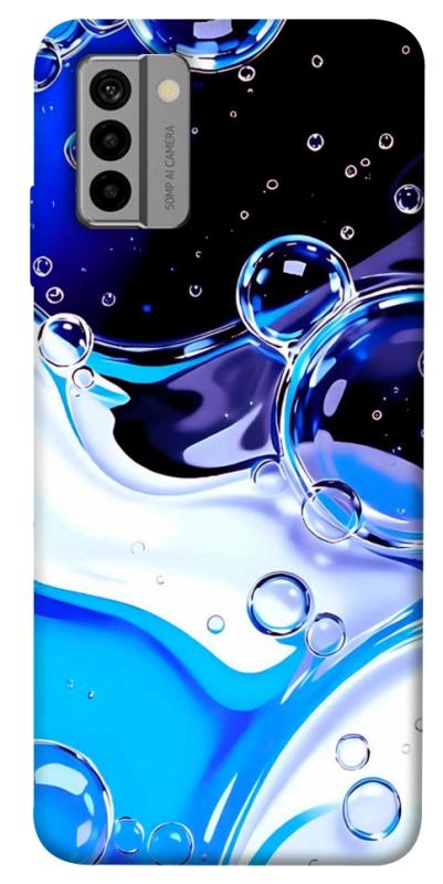 Чехол itsPrint Blue Bubbles для Nokia G22, паттерн, купить оптом с доставкой