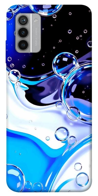 Чехол itsPrint Blue Bubbles для Nokia G42, паттерн, купить оптом с доставкой